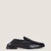 Label-loafers van glanzend leer Label-loafers van glanzend leer