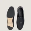 Label-loafers van glanzend leer Label-loafers van glanzend leer
