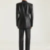 Rechte broek van leer Rechte broek van leer