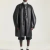 Leren parka