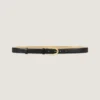Leren riem met plooien Leren riem met plooien