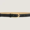 Leren riem met plooien Leren riem met plooien