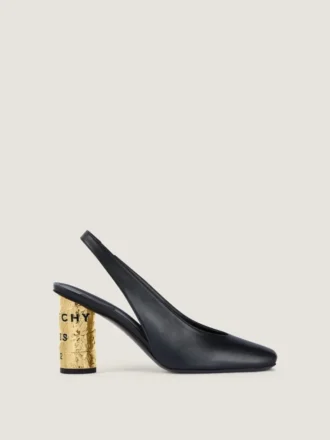 Leren slingbacks met bandje