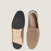 Loafers met label in suède Loafers met label in suède