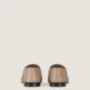 Loafers met label in suède Loafers met label in suède