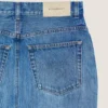 Midi-broekrok van middelblauwe denim Midi-broekrok van middelblauwe denim