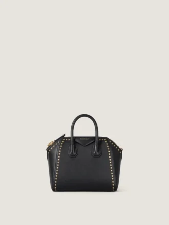 Mini Antigona Bag van boxleer met studs