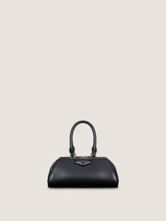 Mini Antigona East-West-tas van boxleer