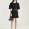 Mini Antigona East-West-tas van boxleer