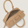 Mini Antigona East-West-tas van boxleer