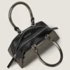 Mini Antigona East-West-tas van leer met spiegeleffect Mini Antigona East-West-tas van leer met spiegeleffect