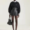 Fleece-sweatshirt met Givenchy-stempelprint Fleece-sweatshirt met Givenchy-stempelprint