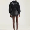 Fleece-sweatshirt met Givenchy-stempelprint Fleece-sweatshirt met Givenchy-stempelprint