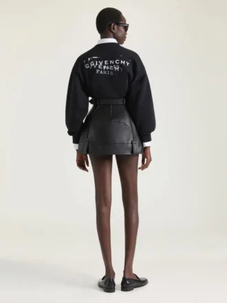 Fleece-sweatshirt met Givenchy-stempelprint