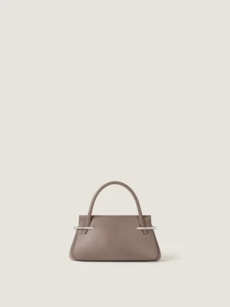 Mini Pinch-tas van leer