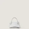 Mini Pinch-tas van leer met spiegeleffect Mini Pinch-tas van leer met spiegeleffect