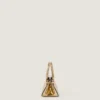 Mini Pinch-tas van leer met spiegeleffect Mini Pinch-tas van leer met spiegeleffect