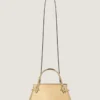 Mini Pinch-tas van leer met spiegeleffect Mini Pinch-tas van leer met spiegeleffect