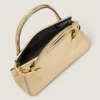 Mini Pinch-tas van leer met spiegeleffect Mini Pinch-tas van leer met spiegeleffect
