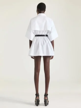 Mini-shirtjurk van popeline