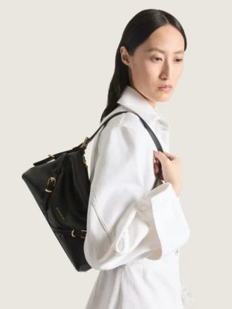 Mini Voyou Bag van glanzend leer