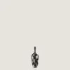 Nano Voyou Bag van leer met pony-effect en dierenprint