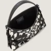 Nano Voyou Bag van leer met pony-effect en dierenprint
