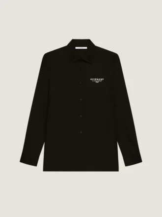 overhemd van katoenpopeline met geborduurd Givenchy-logo overhemd van katoenpopeline met geborduurd Givenchy-logo