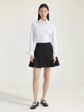 Overhemd van popeline met Givenchy-borduursel Overhemd van popeline met Givenchy-borduursel