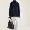 Peacoat van wol Peacoat van wol