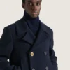 Peacoat van wol Peacoat van wol