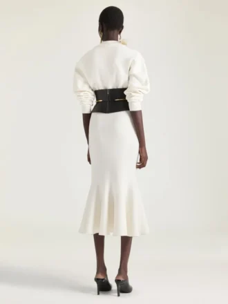 Pinch-corsetriem van nappaleer
