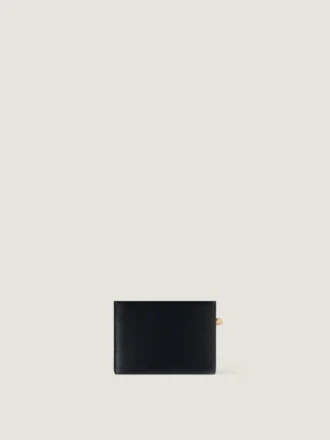 Pinch-portemonnee van leer