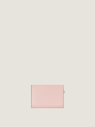 Pinch-portemonnee van leer