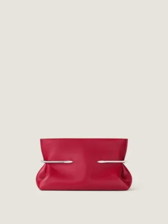 Pinch zachte clutch van nappaleer