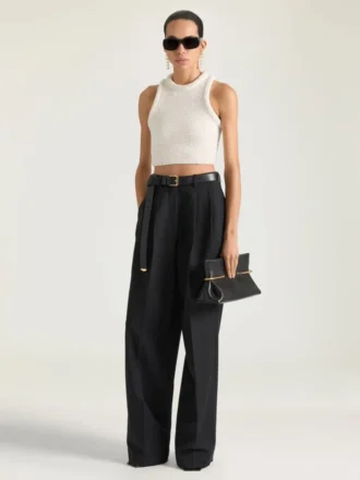 Pinch zachte clutch van nappaleer