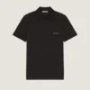 Polo van katoen met Givenchy Paris grosgrain