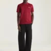 Polo van katoen met Givenchy Paris grosgrain Polo van katoen met Givenchy Paris grosgrain