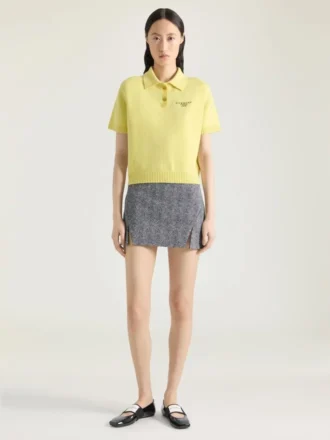 Poloshirt van wol en kasjmier Poloshirt van wol en kasjmier