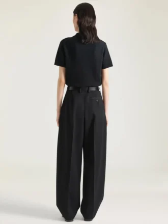 Poloshirt van wol en kasjmier
