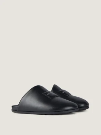 Puffy-muiltjes van nappaleer
