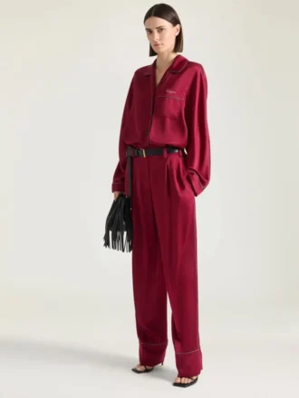 Pyjama-broek van zijde