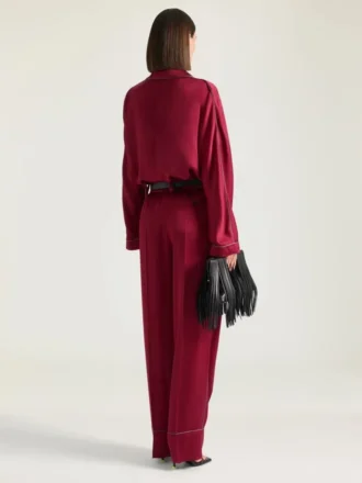 Pyjama-broek van zijde