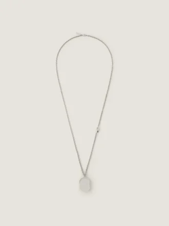 Sculpturale kristallen ketting van metaal en kristal Sculpturale kristallen ketting van metaal en kristal