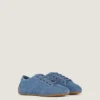 Slanke sneakers van denim Slanke sneakers van denim