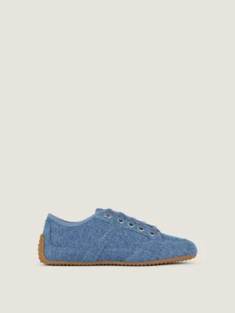 Slanke sneakers van denim Slanke sneakers van denim