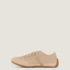 Slanke sneakers van mesh en suède Slanke sneakers van mesh en suède