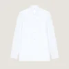 Slim Fit overhemd van popeline met Givenchy-borduursel Slim Fit overhemd van popeline met Givenchy-borduursel