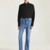 Slim Fit overhemd van popeline met Givenchy-borduursel Slim Fit overhemd van popeline met Givenchy-borduursel