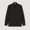 Slim Fit overhemd van popeline met Givenchy-borduursel Slim Fit overhemd van popeline met Givenchy-borduursel